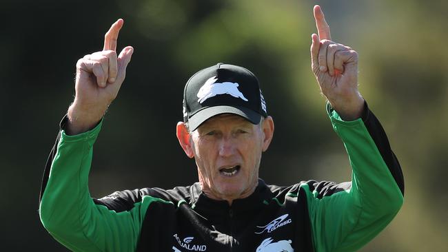 Super coach Wayne Bennett won’t reveal his next job until September or October. Picture: Matt King/Getty Images