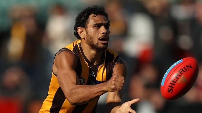 Cyril Rioli has spent most of his off season in Darwin with his father. Photo: Robert Cianflone/Getty Images