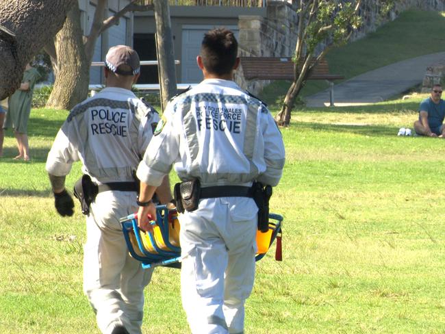 A 17-year-old is dead after he fell from a cliff at Coogee Beach. Picture: OnScene Bondi