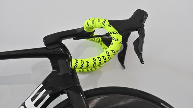 Thoughts on the fluoro bar-tape? Picture: Keryn Stevens