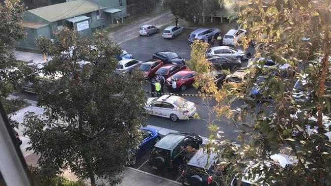 Bell allegedly rammed several cars in a Sutherland car park. Picture: Facebook