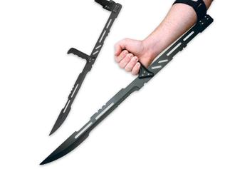 Try a forearm sword or two the next time zombies invade your street.