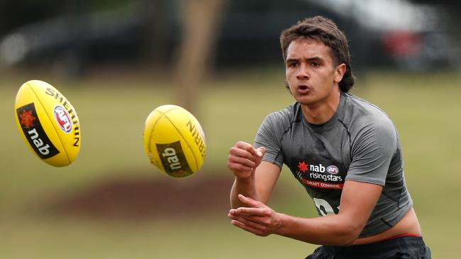 Jamarra Ugle-Hagan is viewed as the most exciting prospect in this year’s AFL Draft. Picture: Michael Willson/AFL Photos