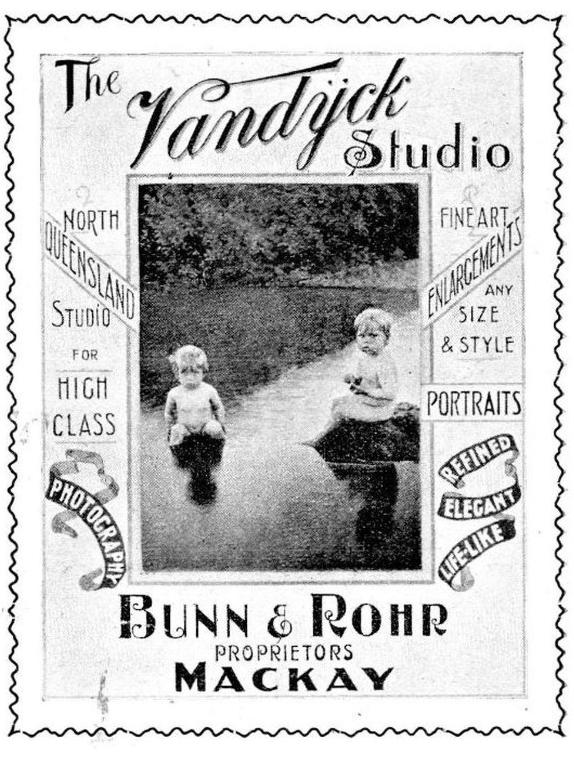 An advertisement for Vandyck Studio, from Pugh’s Almanac 1899. Picture: Contributed