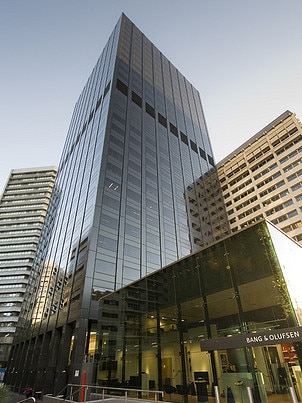 The "Black Stump tower” at 25 Grenfell Street, Adelaide.