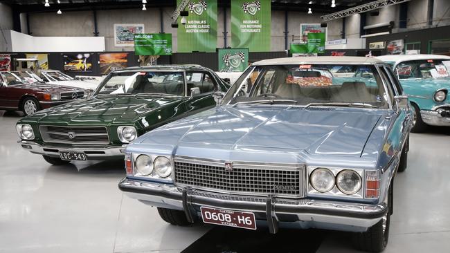 Holden Commodores and Ford Falcons are popular among Australian collectors. Picture: David Caird