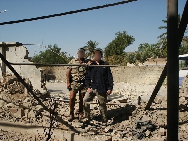 Two members of the Commonwealth contracted a CRG squad in Iraq. Picture: Supplied