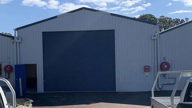 The Coolum Beach shed where police allege marijuana plants were moved from to be set up at Noosaville. Picture: Aisling Brennan