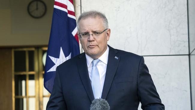 Prime Minister Scott Morrison and the National Cabinet discussed Australia's ongoing COVID-19 management plan on Friday morning. Picture: NCA NewsWire /Gary Ramage