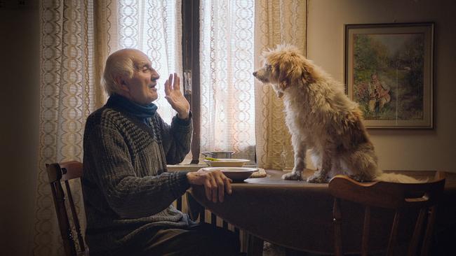 Aurelio Conterno with Birba. Picture: Michael Dweck and Gregory Kershaw