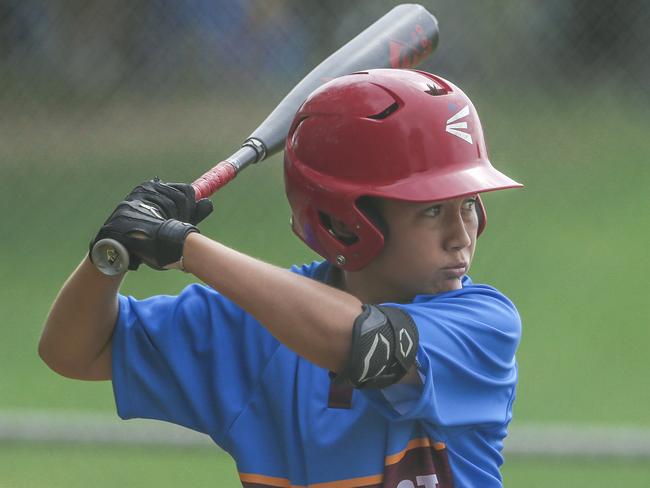 South Coast V Sunshine Coast in the 12-14 years QLD School Sport Baseball Championships.Picture:Glenn Campbell