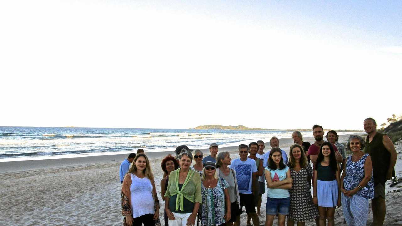 Locals rejoice after reclaiming sleaze beach Daily Telegraph picture