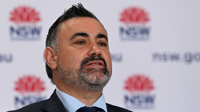 NSW Deputy Premier John Barilaro said he “genuinely felt for the Northern Rivers”, but did not end its lockdown pain. (Photo by Bianca De Marchi – Pool/Getty Images)