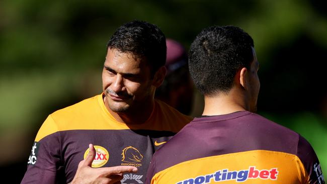 Justin Hodges is a favourite to be rested following his Origin exploits. Picture: Darren England.