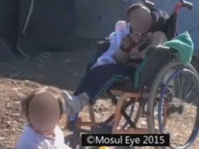 Militants have reportedly been ordered to “kill newborn babies with Down syndrome and congenital deformities and disabled children”. Picture: Screengrab/Mosul Eye.
