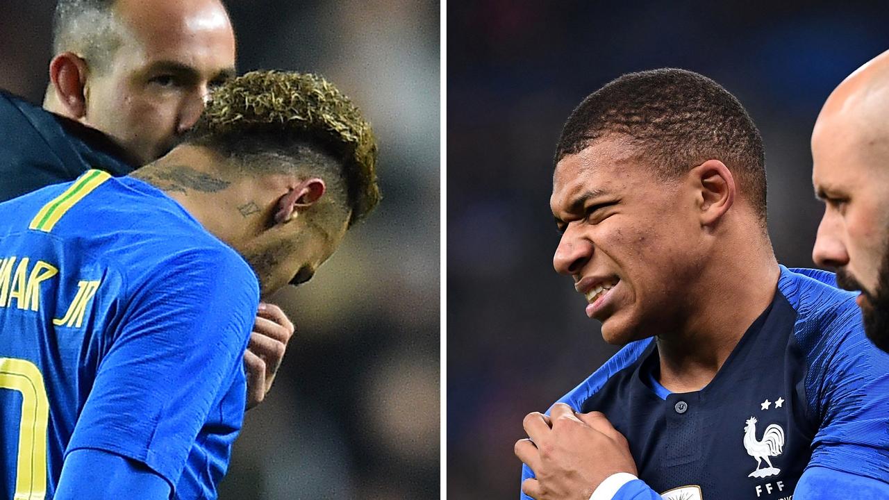 The injuries sustained by PSG pair Neymar and Mbappe have been revealed by the club.