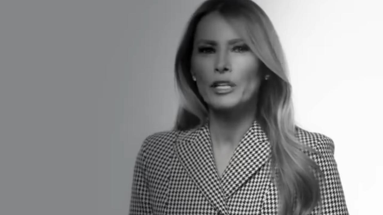 Melania Trump in her Instagram video.