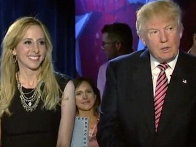 AJ Delgado and Donald Trump. Picture: Fox News