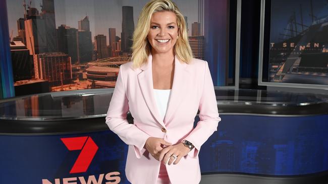 Rebecca Maddern only recently joined the Channel 7 news team. Picture: Josie Hayden