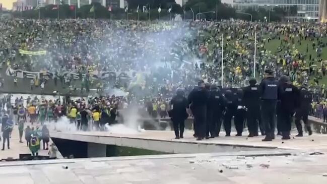 Chaotic scenes from Brazil's capital