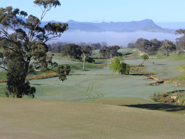 A picturesque fairway at Cathedral Lodge. Picture: David Crosling