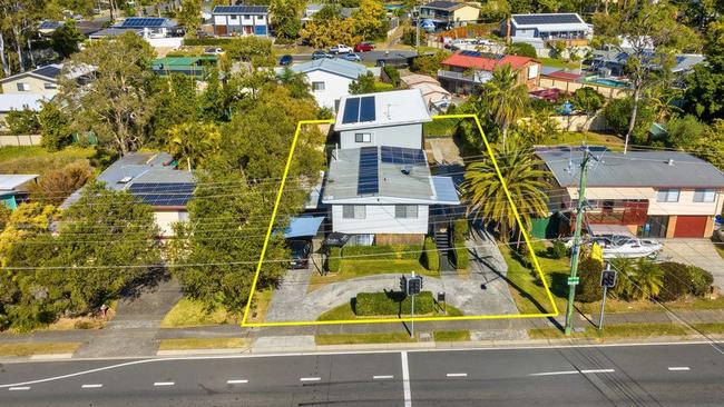 This property at 42 Mortensen Road, Nerang, is on the market as a 'unique investment opportunity'.