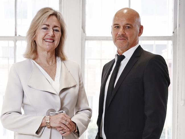 Margaret Cunneen and Gary Jubelin discuss law and order and life in the spotlight for I Catch Killers. Picture: Sam Ruttyn