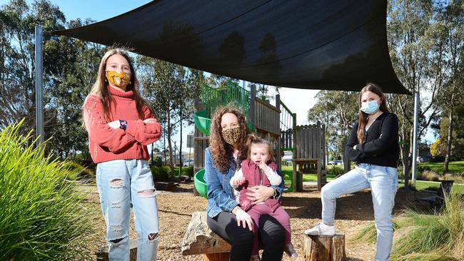 Playgrounds have been closed in Victoria but could reopen as early as Thursday. Picture: Nicki Connolly