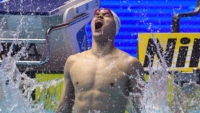 China's Sun Yang was suspended for three months in 2014 for using the banned substance Trimetazidine. Picture: Manan Vatsyayana/AFP