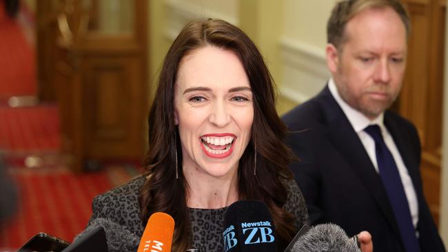 Prime Minister of New Zealand Jacinda Ardern spoke with Australian Prime Minister Scott Morrison about trans-Tasman travel earlier this week. Picture: Marty Melville/AFP