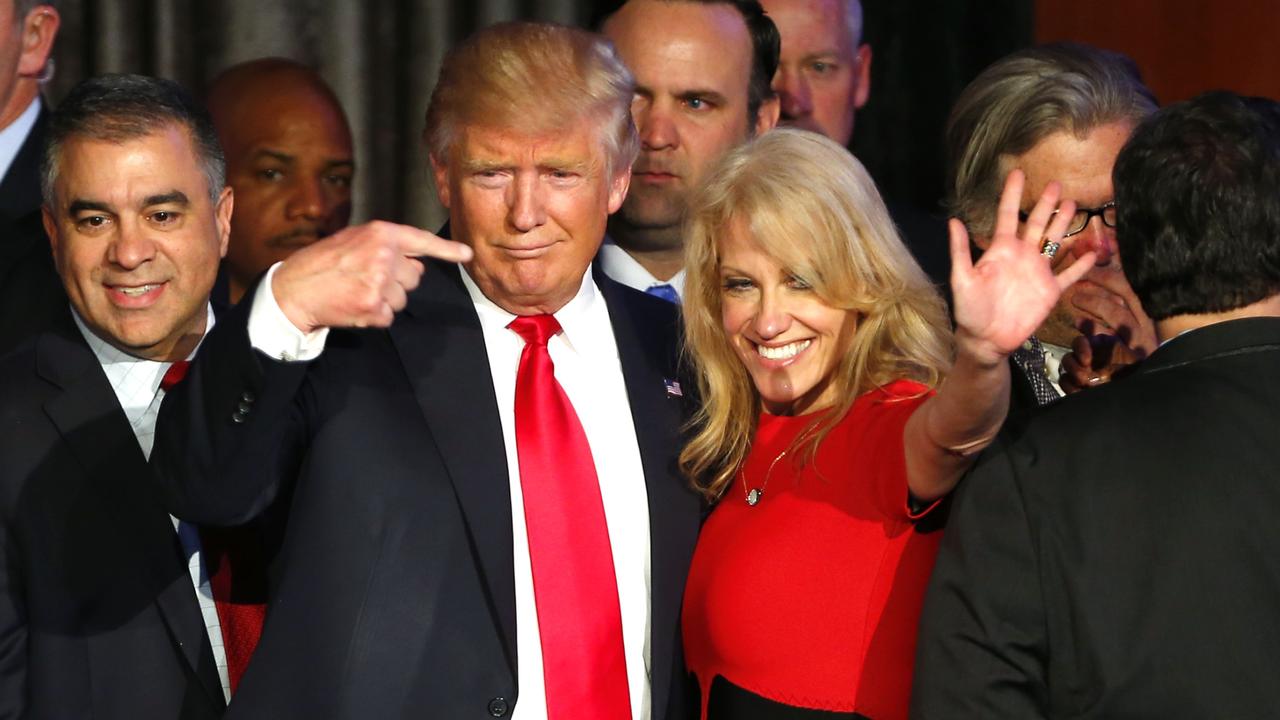 Kellyanne Conway, a senior adviser to President Trump and one of his longest-serving aides, is leaving the White House at the end of the month. Picture: Jessica Rinaldi/The Boston Globe via Getty Images