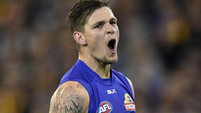 Clay Smith is a finals hero for the Bulldogs. Picture: Getty Images.