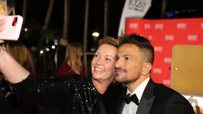 Rebecca Levingston and Peter Andre at the JAFAICAN premiere with Peter Andre at Gold Coast Film Festival at HOTA. Picture, Portia Large.