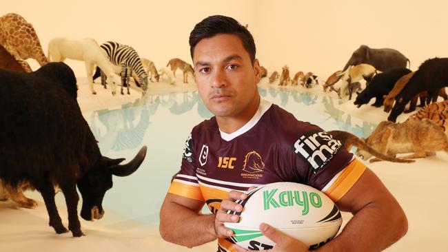 Broncos captain Alex Glenn is an ambassador for sports streaming service Kayo. Photographer: Liam Kidston.