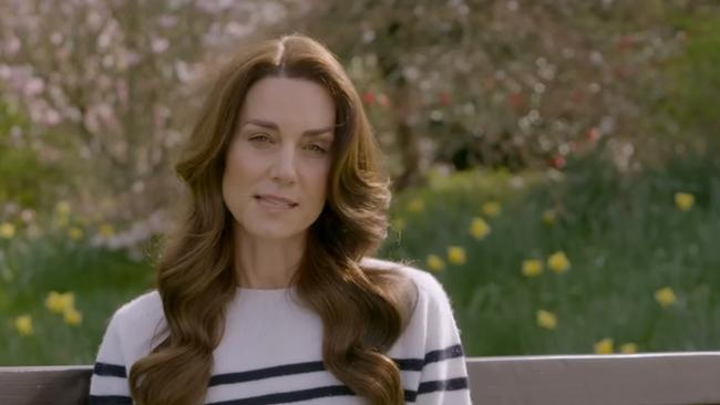 Kensington Palace releases video of Princess of Wales, Kate Middleton, revealing she is undergoing treatment for cancer.