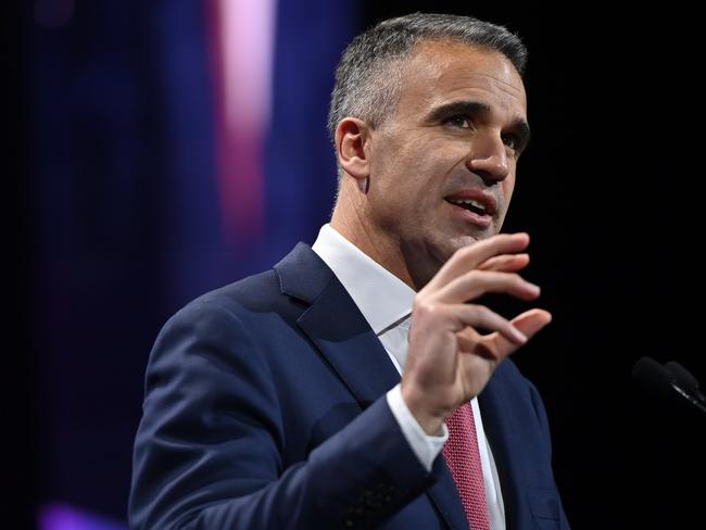 25/6/24. Premier Peter Malinauskas announcing South Australia's Housing Roadmap in a major speech at the Adelaide Convention Centre.Picture: Keryn Stevens