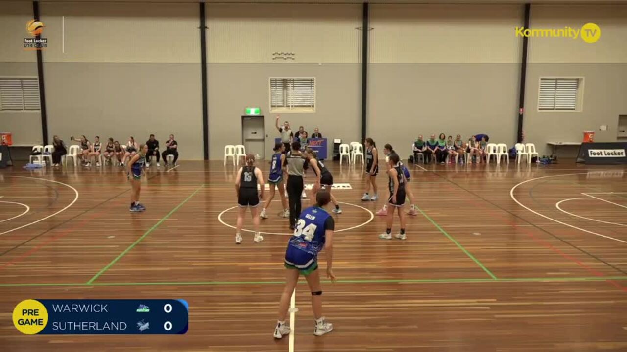 Replay: Warwick Senators v Sutherland Sharks (Girls S) - 2024 Basketball Australia U14 Club Championships Day 3