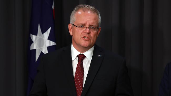 Tthe Prime Minister on Monday remained steadfast over the government’s refusal to sign up to an international target without being able to tell Australians the cost. Picture: Gary Ramage