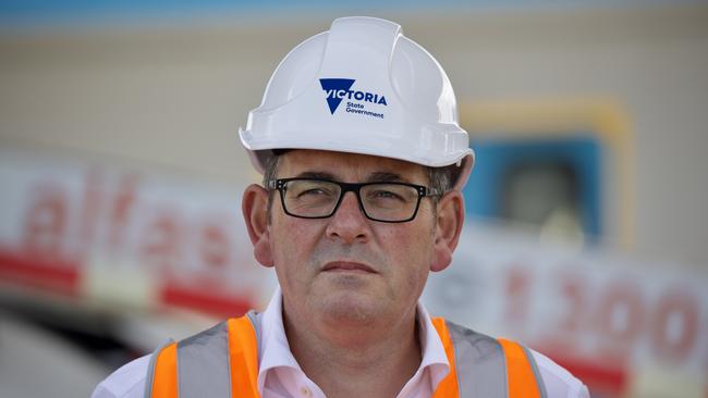 Victorian Premier Daniel Andrews on Thursday. Picture: NCA NewsWire / David Geraghty