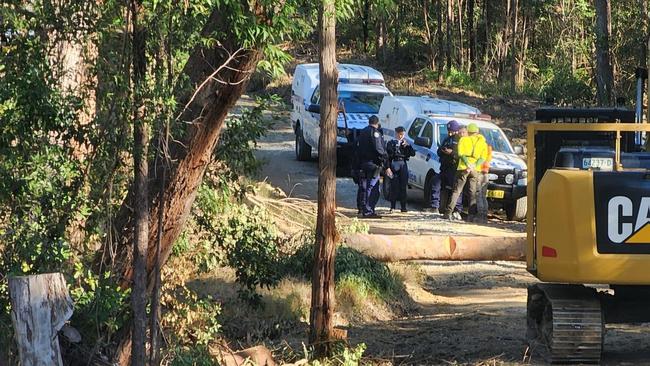 The Orara East State Forest protest on Tuesday. Picture: Supplied