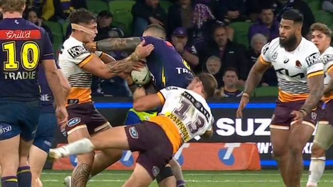 Is this a hip drop? Photo: Fox Sports