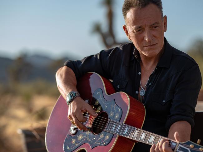 Bruce Springsteen in a scene from the movie Western Stars. Picture: Warner Bros.