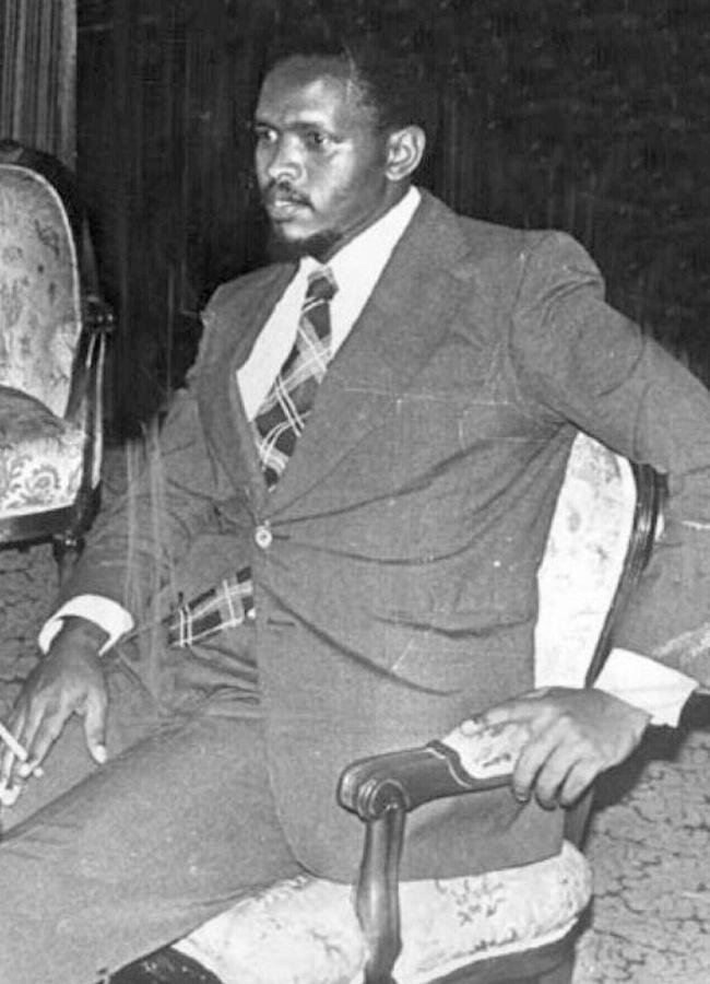 Black Consciousness Movement (BCM) founder Steve Bantu Biko 1977.