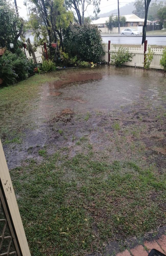 Gloria Peckover said she had 214mm in North Rockhampton. Picture: Contributed