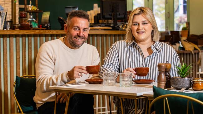 Fillippo Ludovici and business partner Laura Edmunds, at Hello Neighbour in Hyde Park on June 11th, 2024.Picture: Tom Huntley