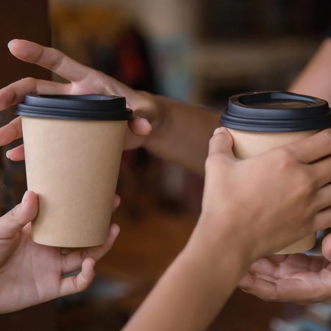 Generic takeaway coffee. Picture: Istock