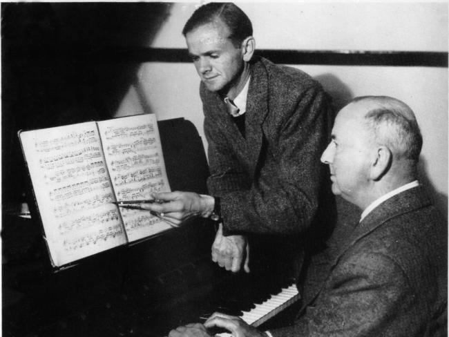 John Brewster’s grandfather, Hooper Brewster-Jones (at the piano) and father Arthur Brewster-Jones