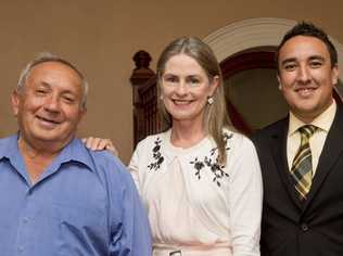 New councillors for Toowoomba Regional Council (from left) Joe Ramia, Megan O'Hara Sullivan and James O'Shea. Picture: Nev Madsen