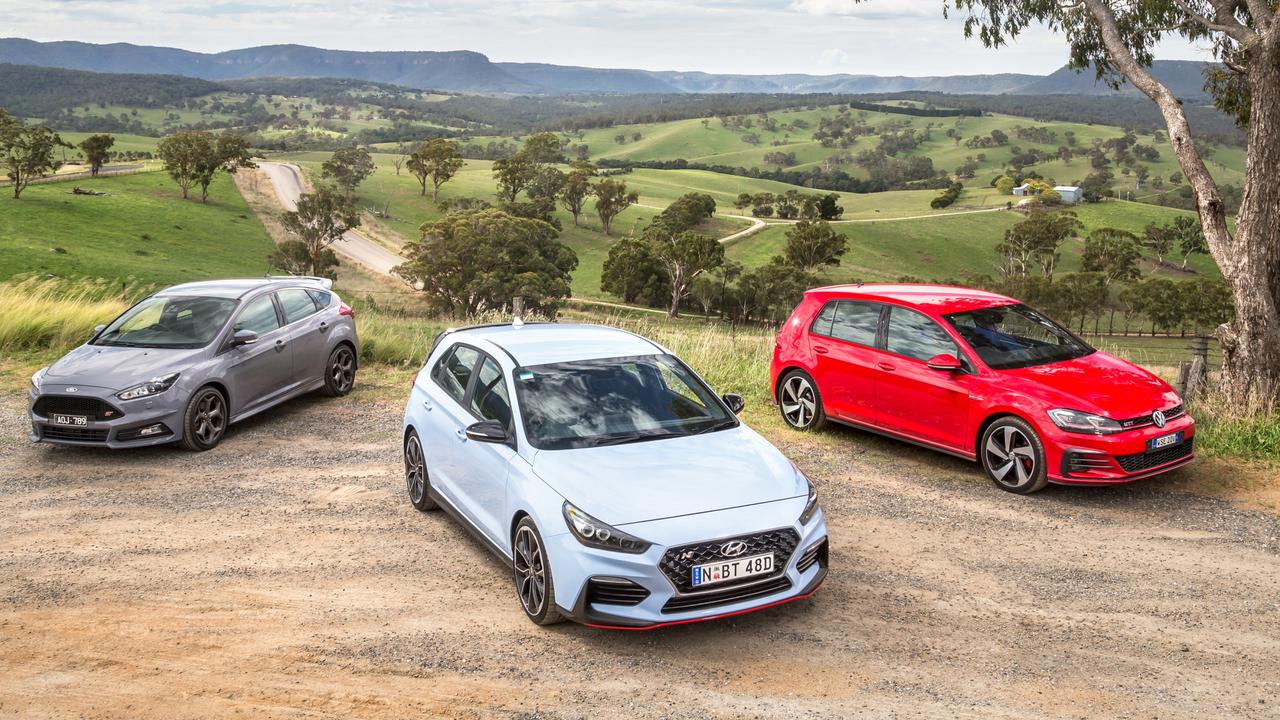 Close call ... all three cars are high calibre but choosing the pick of the bunch will depend on personal preferences. Picture: Thomas Wielecki.