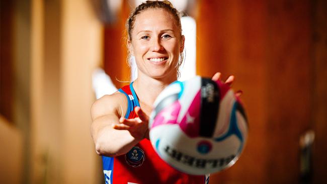 NSW Swifts player Laura Langman, the clubs first New Zealand import.